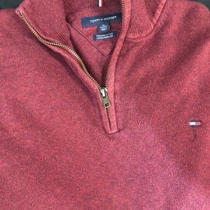 tommy hilfiger 3/4 zip men’s XL